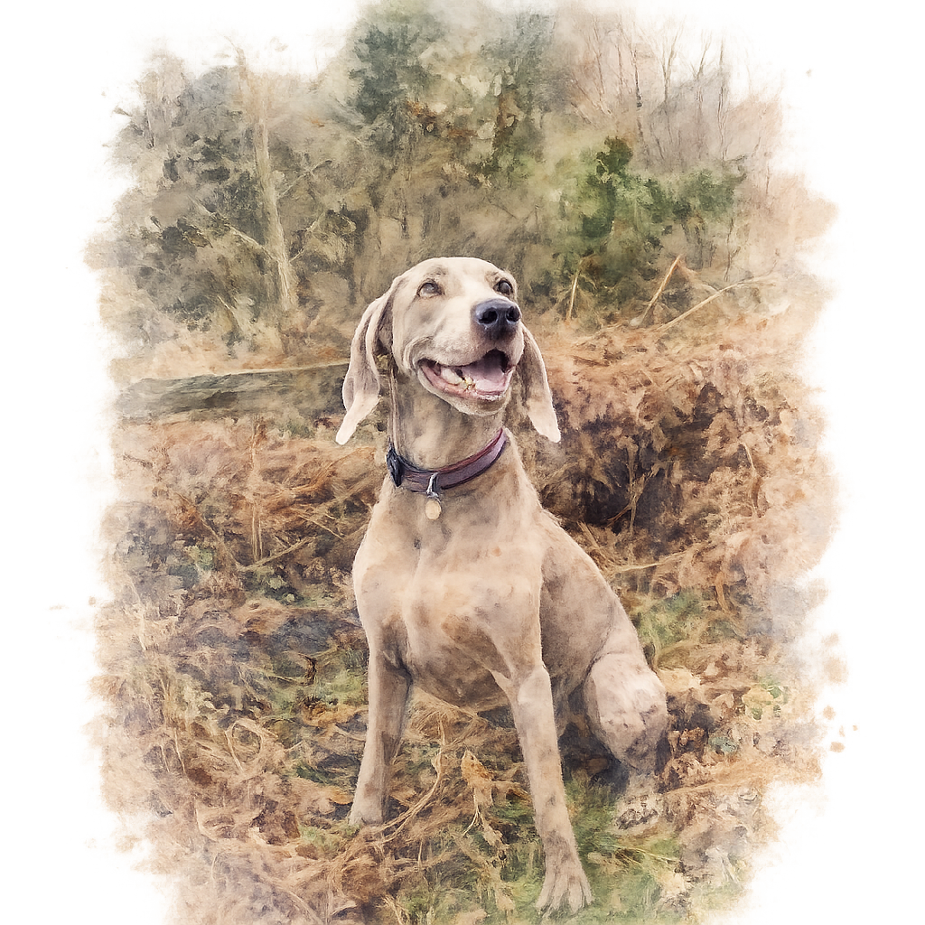 Gracie - Weimaraner Tracking Dog